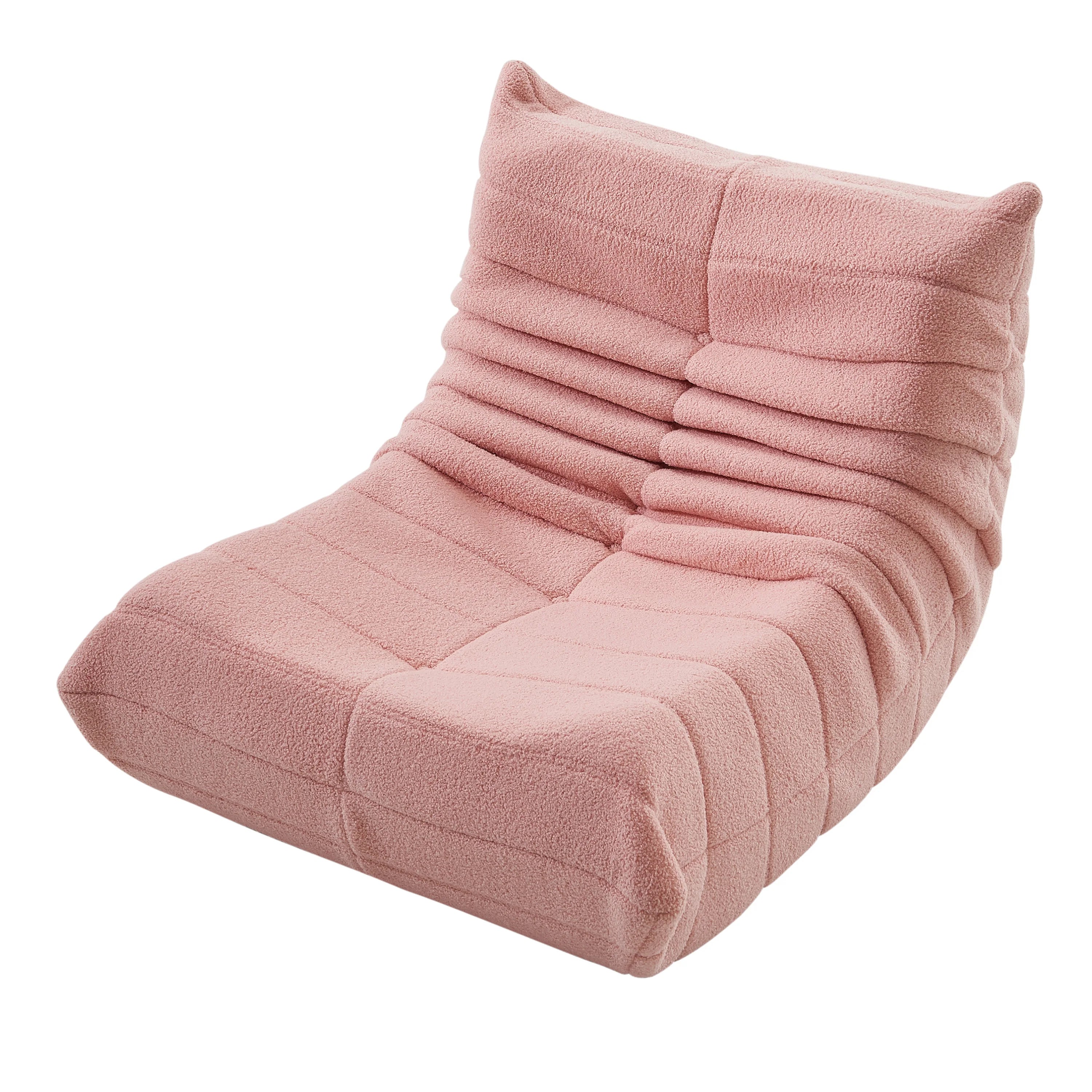 Boden-Sofa mit Rückenlehne – Bequemer Sitzsack-Stuhl für Wohnzimmer & Schlafzimmer, Grün