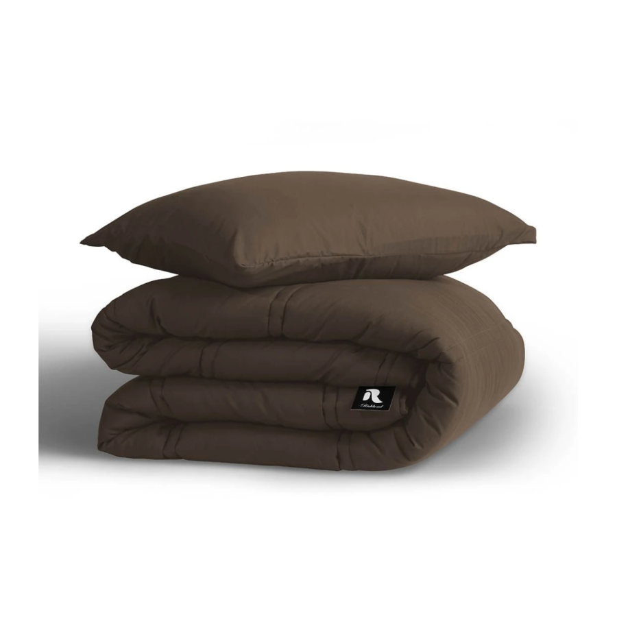 Monochrome Bettdecke 300 g – Taupe (Einzelgröße: 220 × 240 cm)