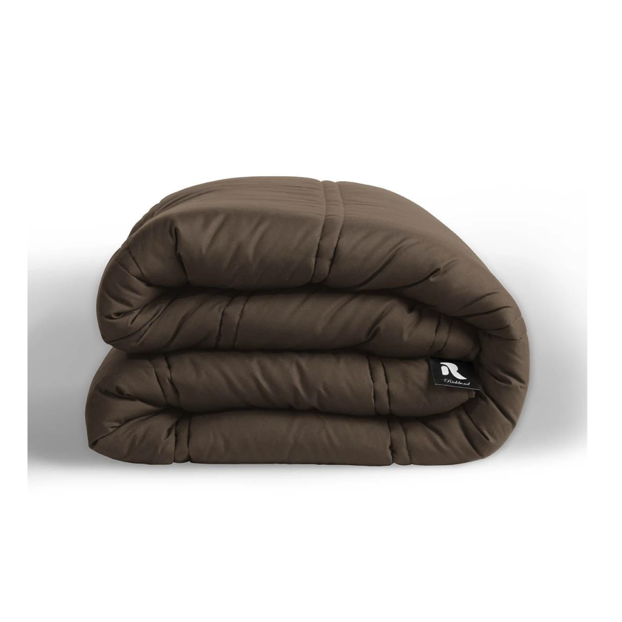 Monochrome Bettdecke 300 g – Taupe (Einzelgröße: 220 × 240 cm) – Bild 4