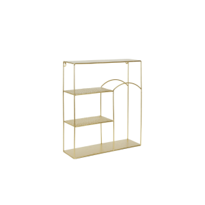 Wandregal Alia – Gold gehämmert