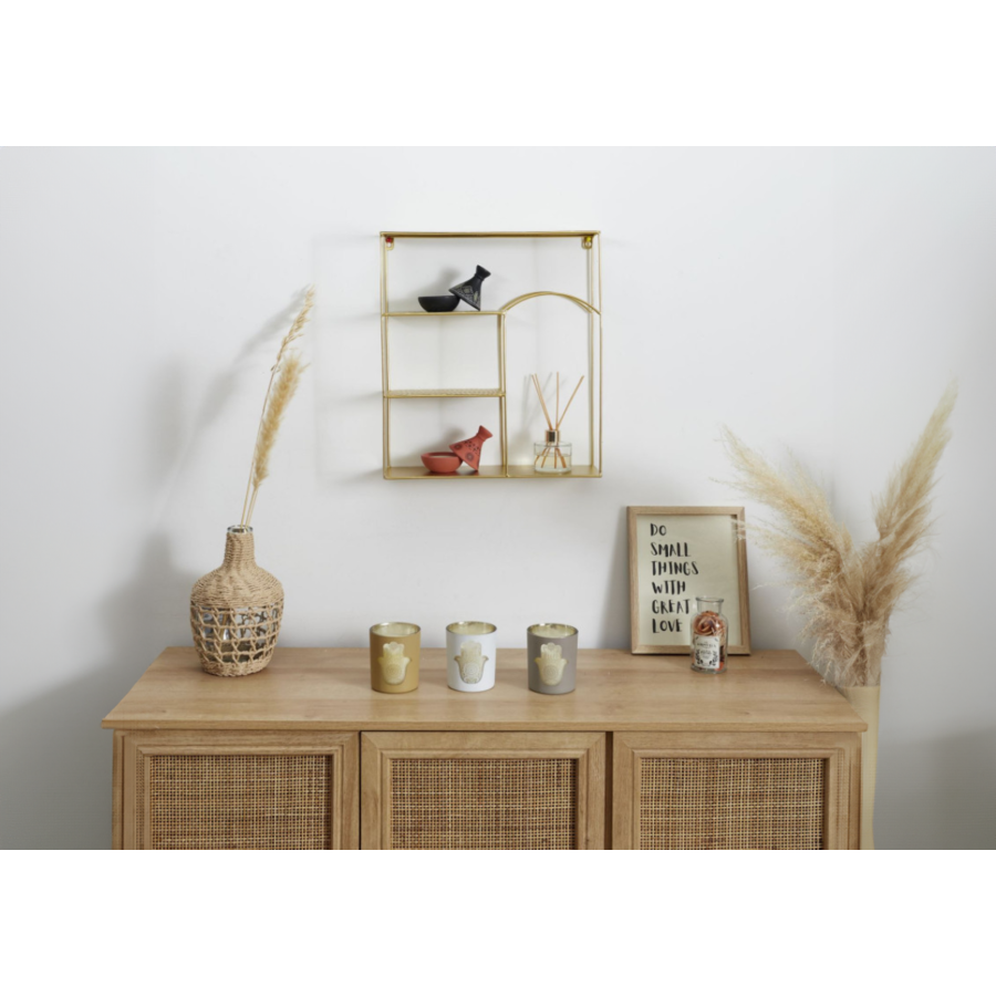 Wandregal Alia – Gold gehämmert – Bild 2